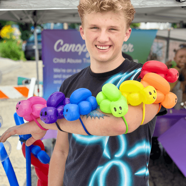 Balloon sculpture detail